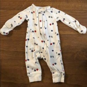 Newborn size sleeper.